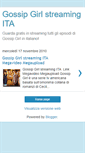 Mobile Screenshot of gossipgirlstreamingita.blogspot.com