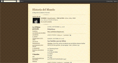 Desktop Screenshot of elmundoenhistoria.blogspot.com