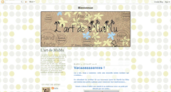 Desktop Screenshot of mumucreation.blogspot.com