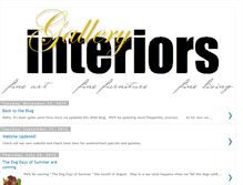 Tablet Screenshot of galleryinteriors.blogspot.com