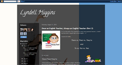 Desktop Screenshot of lyndellhiggins.blogspot.com