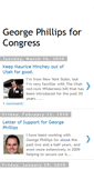 Mobile Screenshot of georgephillipsforcongress.blogspot.com