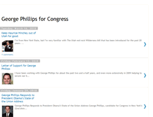 Tablet Screenshot of georgephillipsforcongress.blogspot.com