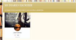 Desktop Screenshot of midiarioescribir.blogspot.com