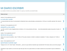 Tablet Screenshot of midiarioescribir.blogspot.com