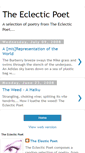 Mobile Screenshot of eclecticpoet.blogspot.com