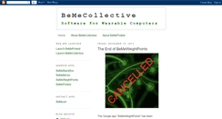 Desktop Screenshot of bemecollective.blogspot.com