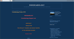 Desktop Screenshot of endodiabology.blogspot.com