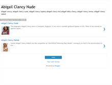 Tablet Screenshot of abigailclancynude.blogspot.com