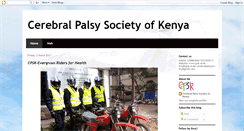 Desktop Screenshot of cerebralpalsysocietyofkenya.blogspot.com