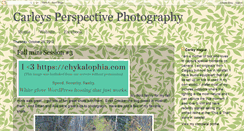 Desktop Screenshot of carleysperspectivephotography.blogspot.com