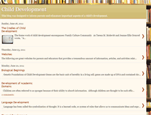 Tablet Screenshot of importantaspectsofchilddevelopment.blogspot.com