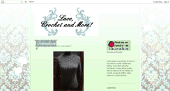 Desktop Screenshot of laceandcrochet.blogspot.com