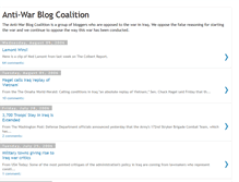 Tablet Screenshot of antiwarblogcoalition.blogspot.com