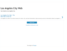 Tablet Screenshot of losangelescityweb.blogspot.com
