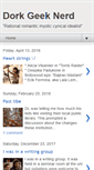 Mobile Screenshot of dorkgeeknerd.blogspot.com