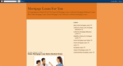 Desktop Screenshot of easymortgageloansforyou.blogspot.com