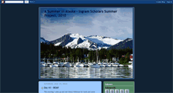 Desktop Screenshot of ingramscholarssummerproject-juneauak.blogspot.com