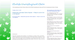 Desktop Screenshot of floridaunemploymentclaim.blogspot.com