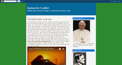 Desktop Screenshot of instinctforconflict.blogspot.com