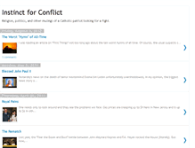 Tablet Screenshot of instinctforconflict.blogspot.com