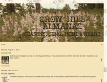 Tablet Screenshot of crowhillalmanac.blogspot.com