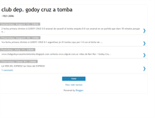 Tablet Screenshot of clubgodoycruzantoniotomba.blogspot.com