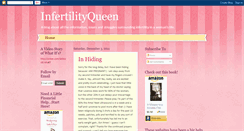 Desktop Screenshot of infertilityqueen.blogspot.com