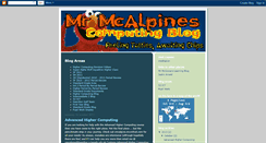 Desktop Screenshot of mcalpinecomputing.blogspot.com