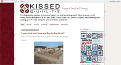 Desktop Screenshot of kissedquilts.blogspot.com