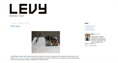 Desktop Screenshot of levysounddesign.blogspot.com