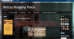 Desktop Screenshot of bettysbloggingplace.blogspot.com