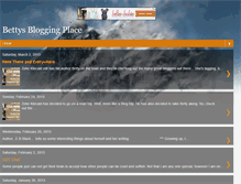 Tablet Screenshot of bettysbloggingplace.blogspot.com