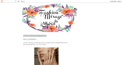 Desktop Screenshot of fashionmirage.blogspot.com
