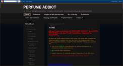 Desktop Screenshot of addicted2perfume.blogspot.com