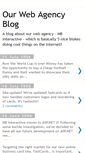 Mobile Screenshot of our-web-agency.blogspot.com