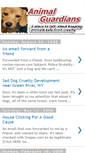 Mobile Screenshot of animalguardians.blogspot.com