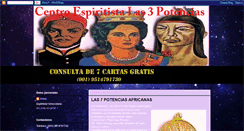 Desktop Screenshot of centroespiritistalas3potencias.blogspot.com