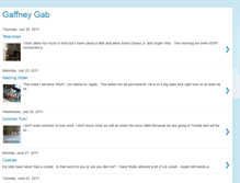 Tablet Screenshot of gaffneygab.blogspot.com