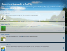 Tablet Screenshot of elmundomagicodelatiagigi.blogspot.com