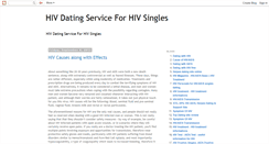 Desktop Screenshot of hivdatingservice.blogspot.com