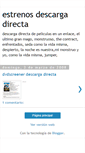 Mobile Screenshot of estrenosdescargadirecta.blogspot.com
