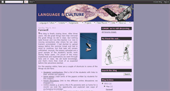 Desktop Screenshot of languagetoculture.blogspot.com