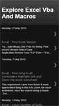 Mobile Screenshot of excelvbaandmacros.blogspot.com