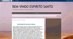 Desktop Screenshot of bemvindoespiritosanto.blogspot.com