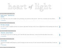 Tablet Screenshot of heart-of-light.blogspot.com