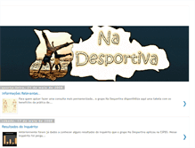 Tablet Screenshot of na-desportiva.blogspot.com