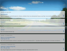 Tablet Screenshot of projectfinances.blogspot.com
