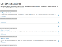 Tablet Screenshot of lafabricafantastica.blogspot.com