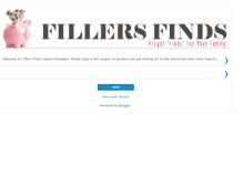 Tablet Screenshot of fillerfinds.blogspot.com